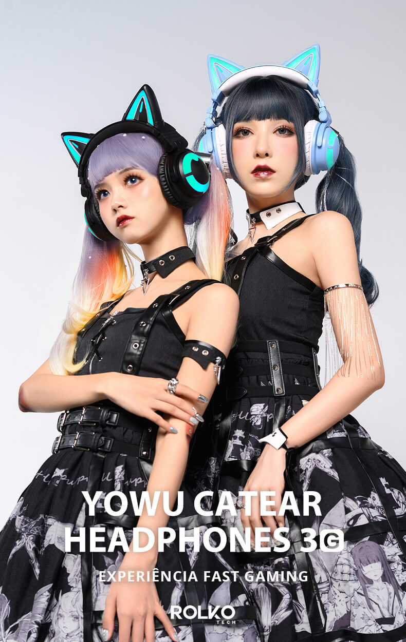 YOWU 3G Cat Headphone Orelha de Gato - ROLKO tech