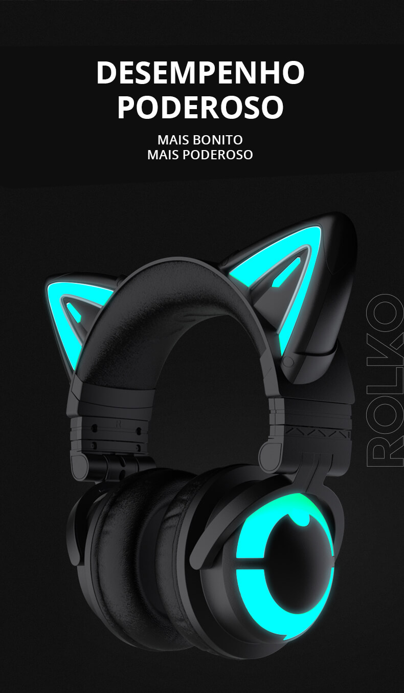 YOWU 3G Cat Headphone Orelha de Gato - ROLKO tech