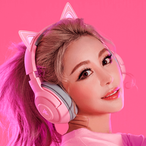 Headset Gamer RAZER Kraken BT Kitty Edition Bluetooth, Fone Orelha de Gato - ROLKO tech