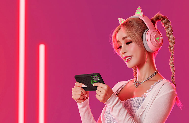 Headset Gamer RAZER Kraken BT Kitty Edition Bluetooth, Fone Orelha de Gato - ROLKO tech