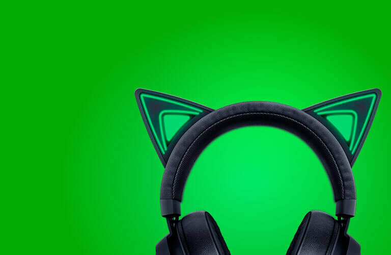 Headset Gamer RAZER Kraken Kitty Edition, Surround 7.1, Fone Orelha de Gato - ROLKO tech