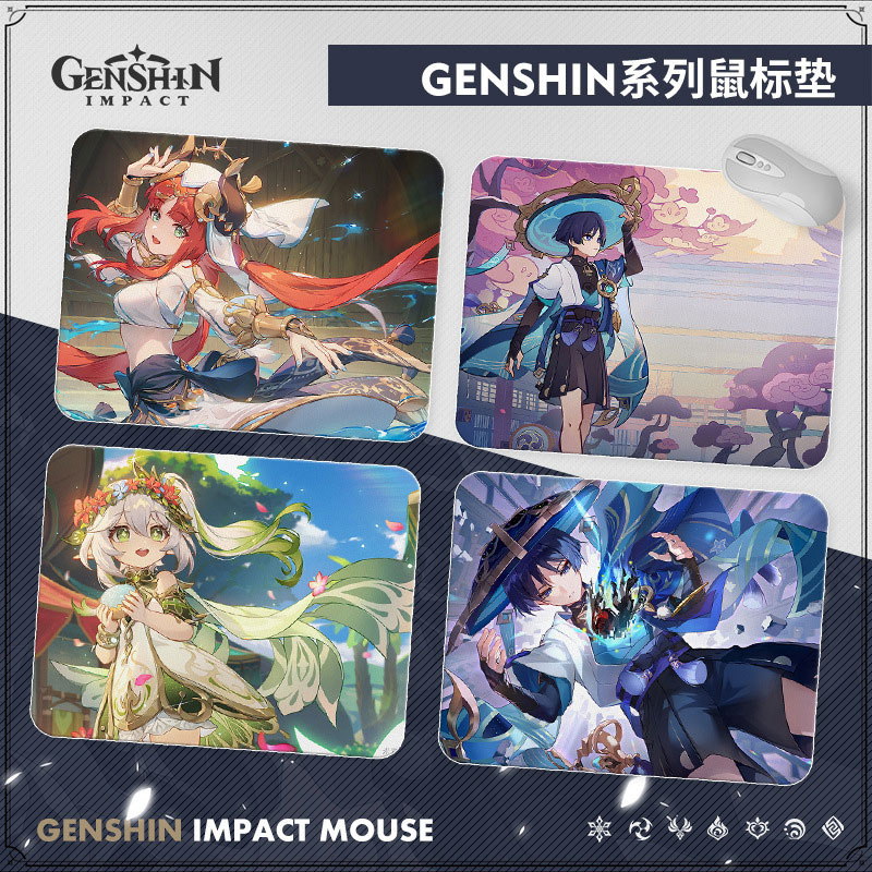 Mousepad-Genshin-Impact-26x20cm-ROLKO-tech