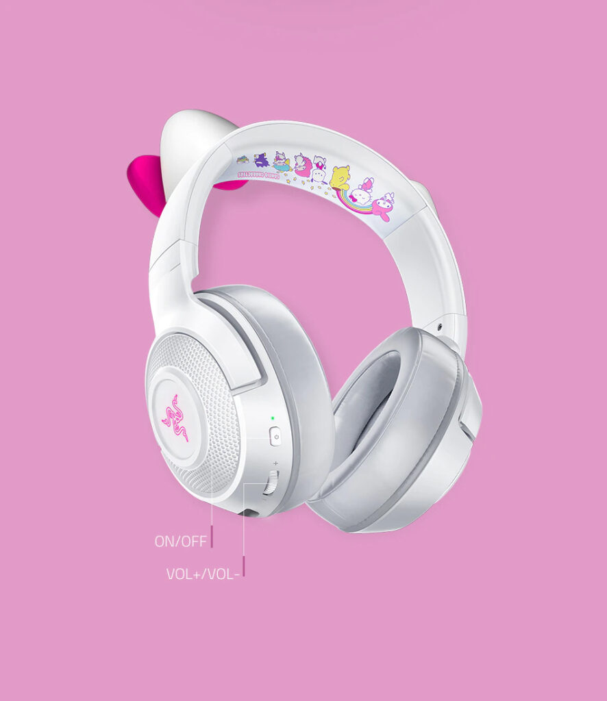 Headset RAZER X Sanrio Hello Kitty Bluetooth [Edição Limitada] ROLKO tech