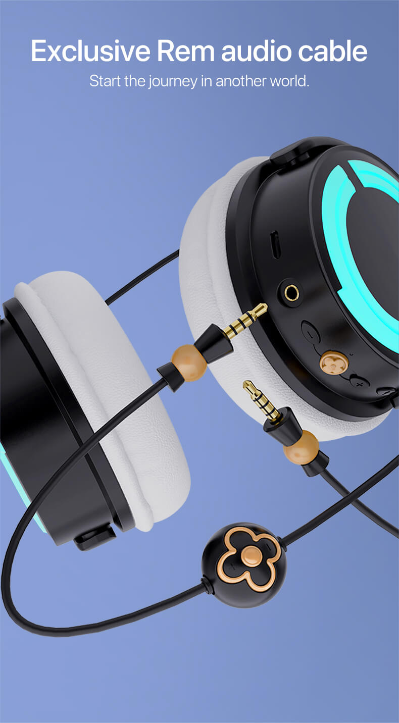 YOWU Rem Headphone Orelha de Gato [EDIÇÃO LIMITADA] - ROLKO tech