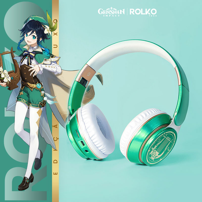 Headphone Venti Genshin Impact [Edição de Luxo]