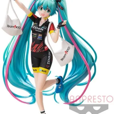 Good Smile Racing Hatsune Miku Espresto est Print & Hair Team UKYO Cheering Ver. Banpresto 17cm