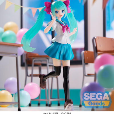 Luminasta Hatsune Miku 16th Anniversary KEI Ver. Figure SEGA 18cm Luminasta Hatsune Miku 16th Anniversary KEI Ver. Figure SEGA 18cm