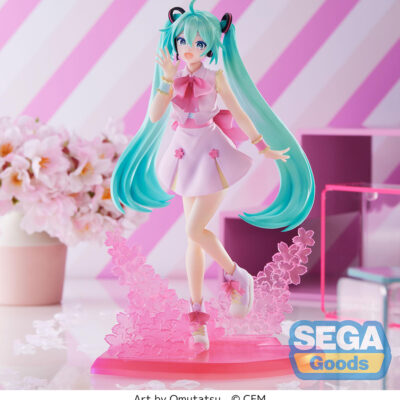 Luminasta Hatsune Miku Spring Omutatsu Ver. Figure SEGA 21cm