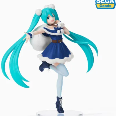 SPM Figure Hatsune Miku Christmas Style 2020 Blue Ver. SEGA 20cm