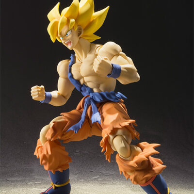 Figure Dragon Ball SHFiguarts Son Goku SSJ Super Warrior Awakening Ver Bandai 16cm