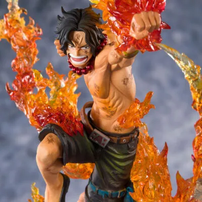 Figure One Piece Figuarts ZERO Chou Gekisen Extra Battle Portgas D Ace Whitebeard Pirates 2nd Commander Ver Bandai Spirits 19cm