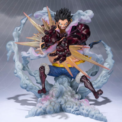 Figure One Piece Figuarts ZERO Monkey D Luffy Gear Fourth Leo Bazooka Ver Bandai 18cm
