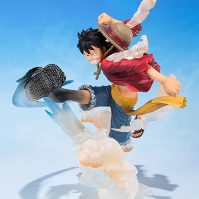 Figure One Piece Figuarts ZERO Monkey D Luffy GumGum Hawk Whip Bandai 15cm