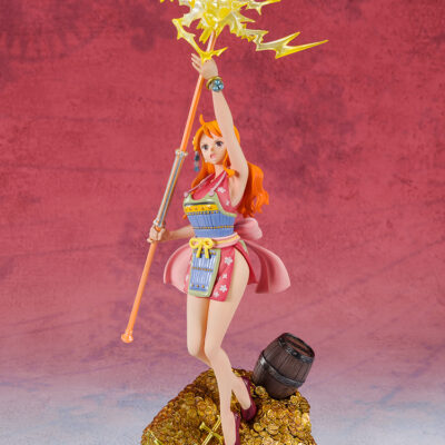 Figure One Piece Figuarts ZERO Nami WT100 Memorial Eiichiro Oda Draws 100 Great Pirates Bandai Spirits 28cm