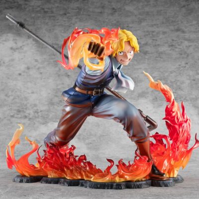 Figure One Piece Portrait Of Pirates LIMITED EDITION Sabo Hiken Keishou MegaHouse 14cm Figure One Piece Portrait Of Pirates LIMITED EDITION Sabo Hiken Keishou MegaHouse 14cm