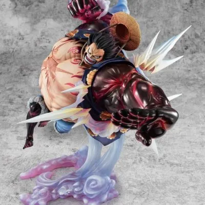 Figure One Piece Portrait Of Pirates SAMAXIMUM Monkey D Luffy Gear Fourth Boundman Ver2 MegaHouse 27cm