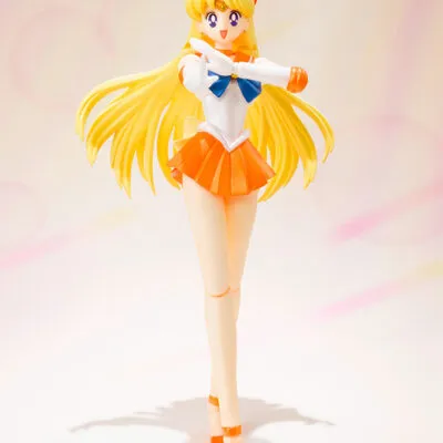 Figure Sailor Moon SHFiguarts Sailor Venus with Artemis Bandai 14cm Figure Sailor Moon SHFiguarts Sailor Venus with Artemis Bandai 14cm