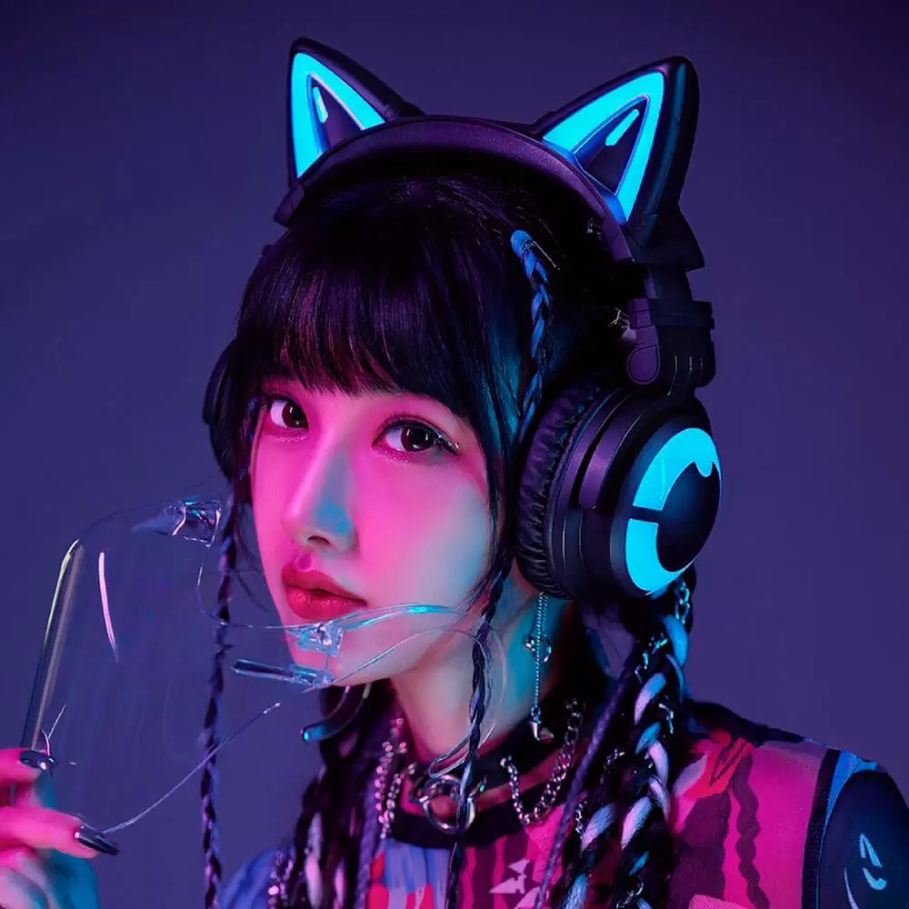 YOWU 3G Cat Headphone Orelha de Gato