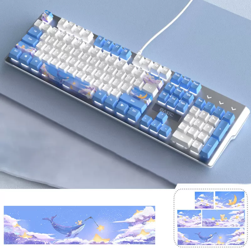 Azul com Luz branca + Imagem temática