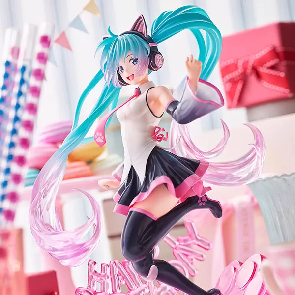 AMP+ Hatsune Miku Birthday 2021 Happy Cat Ver. Taito 23cm
