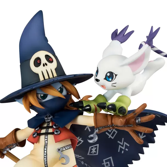 G.E.M. Series Wizardmon e Tailmon Digimon Adventure Figure MegaHouse