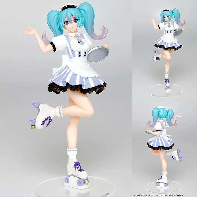 Hatsune Miku Figure Costumes Cafe Maid ver. China Exclusive Color Taito 18cm