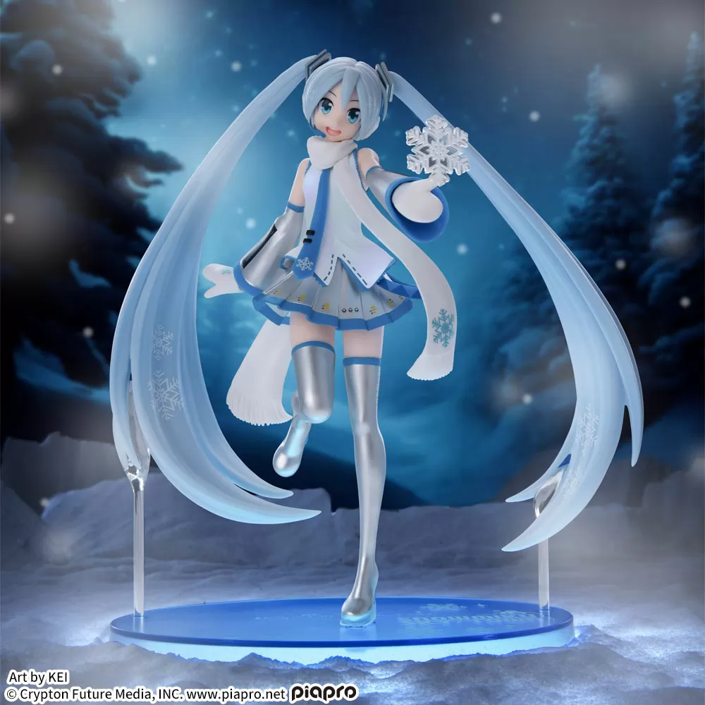 Figure Hatsune Miku Luminasta Snow Miku Skytown Ver. SEGA 22cm