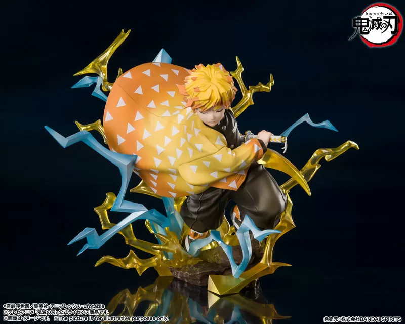 Figure Demon Slayer Kimetsu no Yaiba Figuarts ZERO Agatsuma Zenitsu Thunderclap and Flash Bandai Spirits 15cm