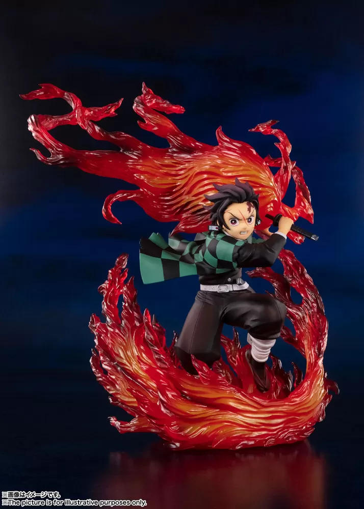 Figure Demon Slayer Kimetsu no Yaiba Figuarts ZERO Kamado Tanjirou Hinokami Kagura Bandai Spirits 21cm