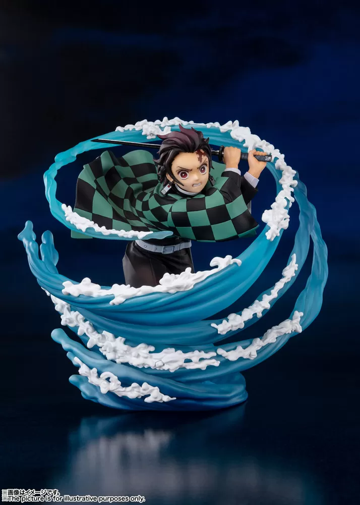 Figure Demon Slayer Kimetsu no Yaiba Figuarts ZERO Kamado Tanjirou Mizu no Kokyuu Ver Bandai Spirits 15cm