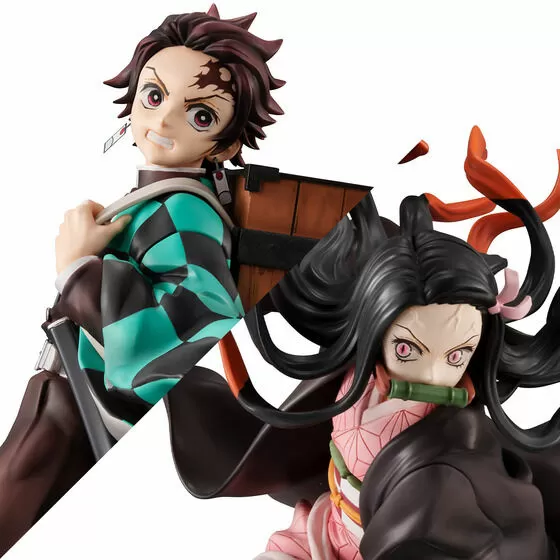 Figure Demon Slayer Kimetsu no Yaiba Precious GEM Series Kamado Kyoudai Set MegaHouse 17cm