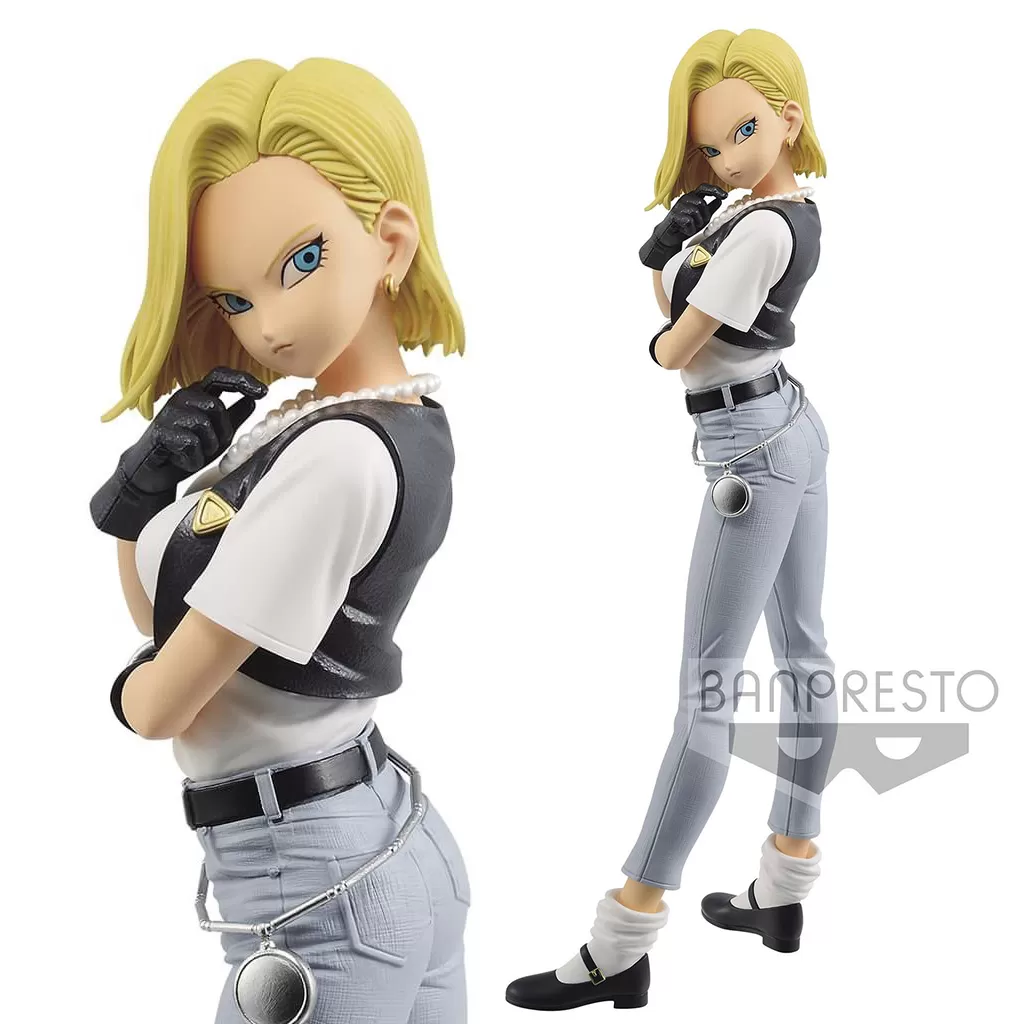 Figure Dragon Ball GLITTER  GLAMOURS Android 18 2nd Ver.2 Bandai Spirits 25cm