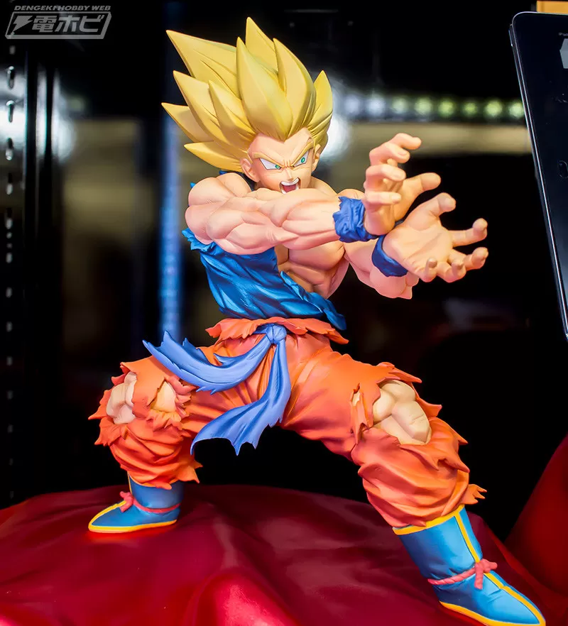 Figure Dragon Ball Legends Collab Son Goku SSJ Kamehameha Ver Banpresto 17cm