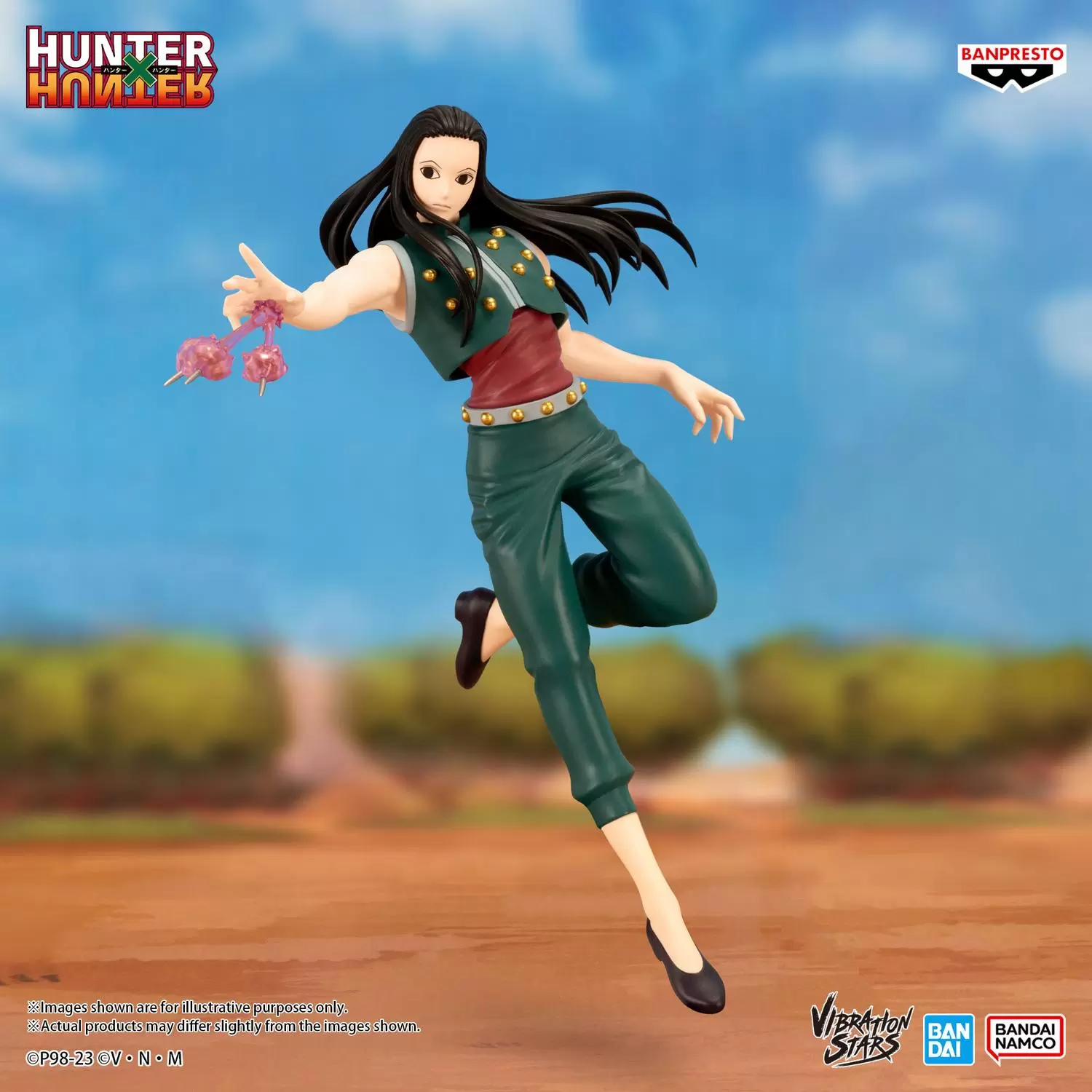 Figure Hunter x Hunter Vibration Stars Illumi Bandai Spirits 17cm