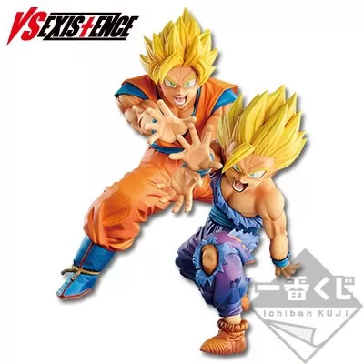 Figure Ichiban Kuji Dragon Ball vs Existence Son Gohan SSJ2  Son Goku SSJ Bandai Spirits 16cm