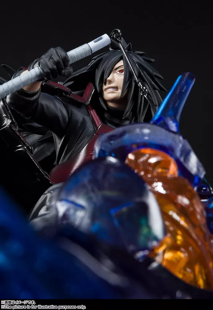 Figure Naruto Figuarts ZERO Kizuna Relation Uchiha Madara Isou Susanoo Ver Bandai 18cm