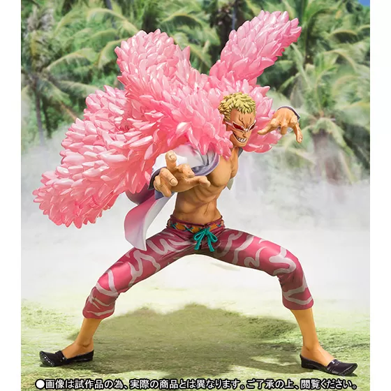 Figure One Piece Figuarts ZERO Donquixote Doflamingo Dressrosa Edition Bandai 19cm