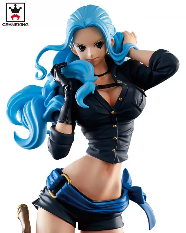 Figure One Piece Flag Diamond Ship Nefertari Vivi CodeB Ver Banpresto 25cm
