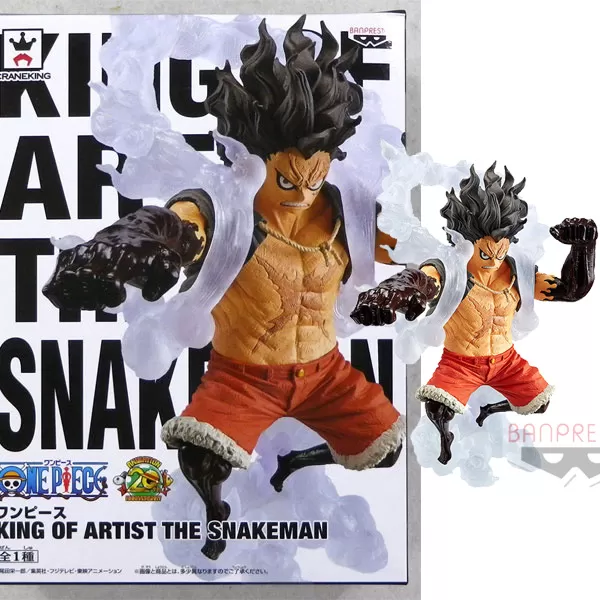 Figure One Piece King of Artist Monkey D Luffy The Snakeman Ver Banpresto 14cm