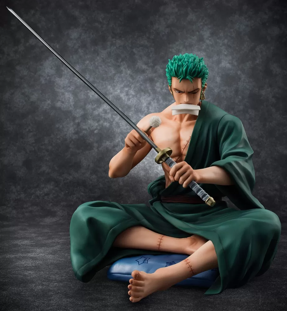 Figure One Piece Portrait Of Pirates SOC Roronoa Zoro MegaHouse 13cm