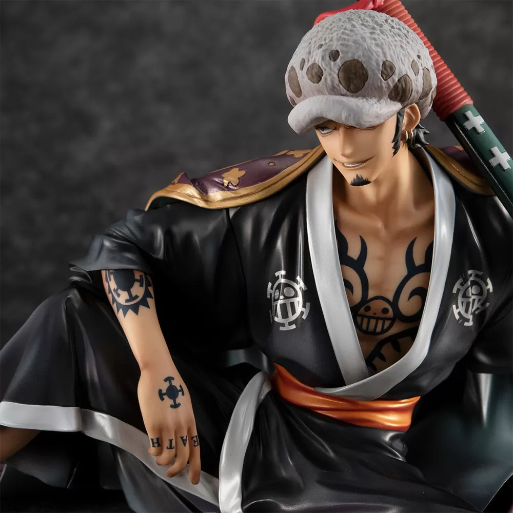 Figure One Piece Portrait of Pirates Warriors Alliance Trafalgar Law MegaHouse 17cm