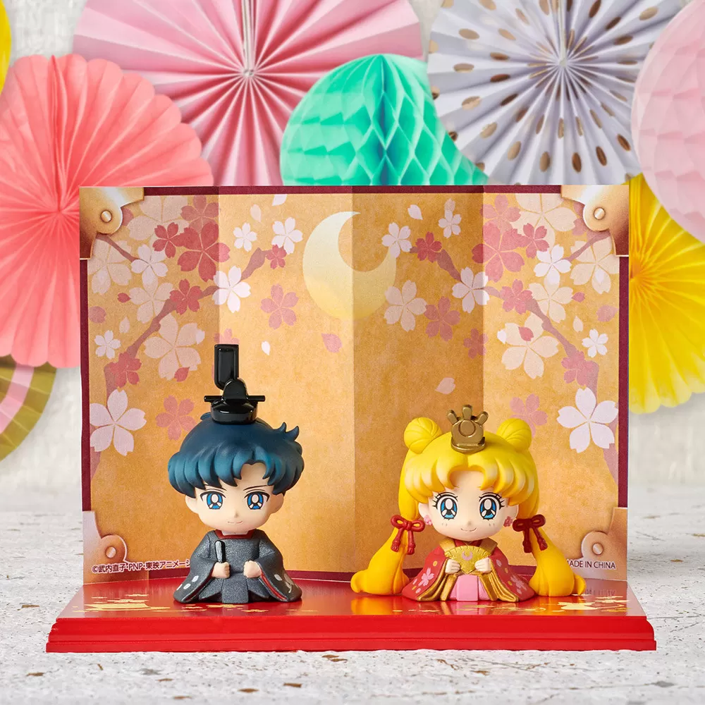 Figure Petit Chara Bishojo Senshi Sailor Moon Hinamatsuri Chiba Mamoru MegaHouse 4cm