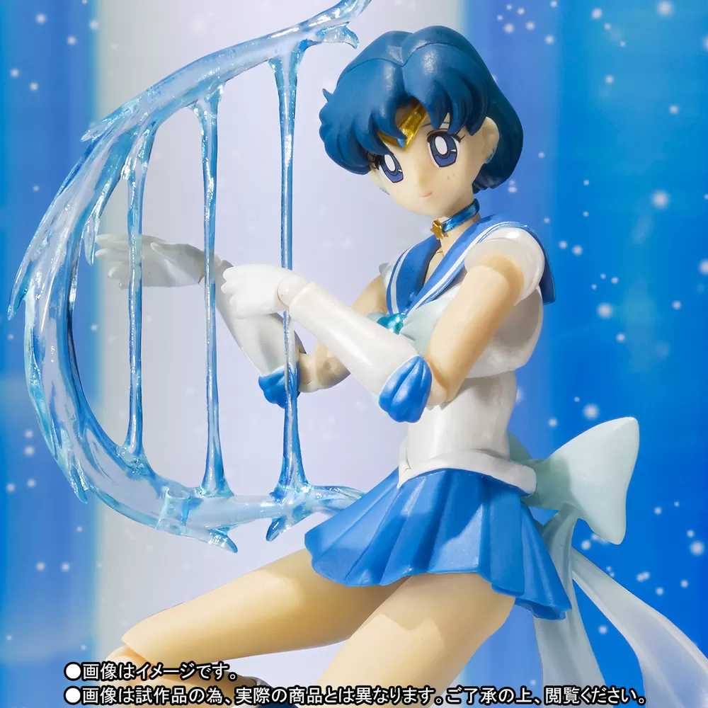 Figure Sailor Moon SHFiguarts Super Sailor Mercury Bandai 14cm