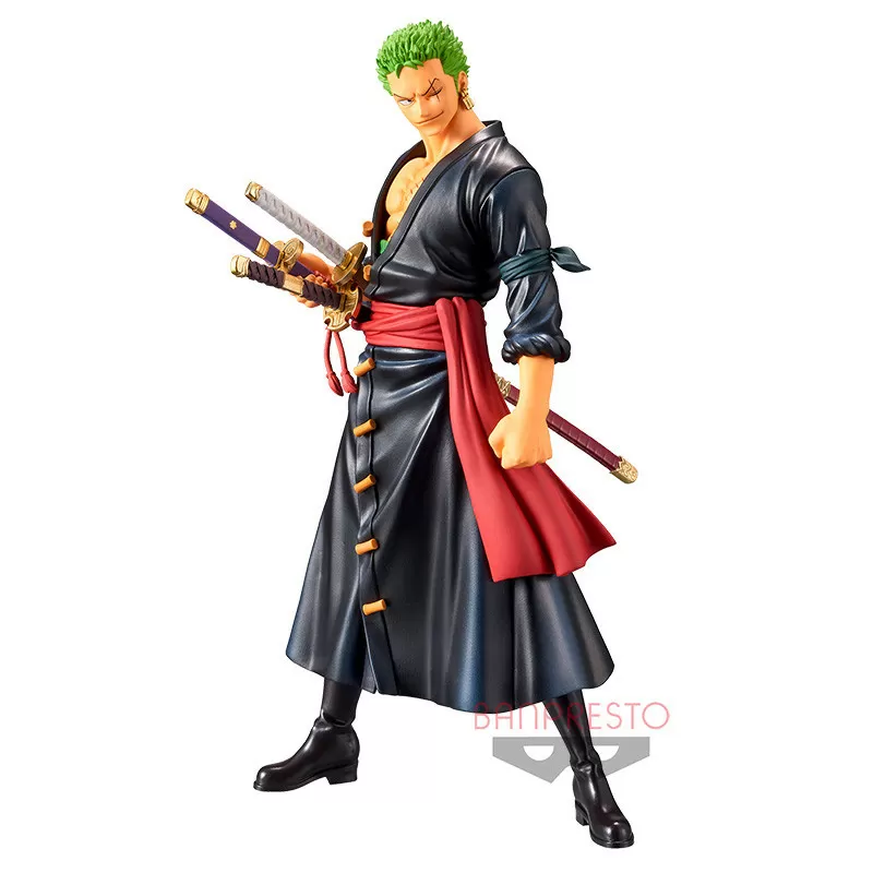 One Piece DXF Figure The Grandline Men Wano Kuni Vol13 Roronoa Zoro Bandai Spirits 17cm