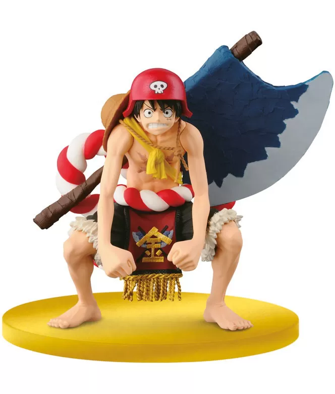 One Piece Figure Colosseum SCultures Zoukeiou Chojho Kessen V Special Monkey D Luffy Banpresto 12cm