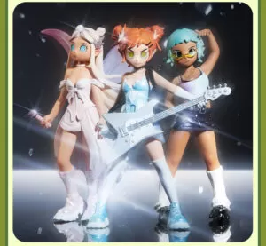 POP MART Peach Riot Fadas Rebeldes e Punk Figuras Colecionáveis Fashion e Estilosas (1 Caixa Surpresa Aleatória)