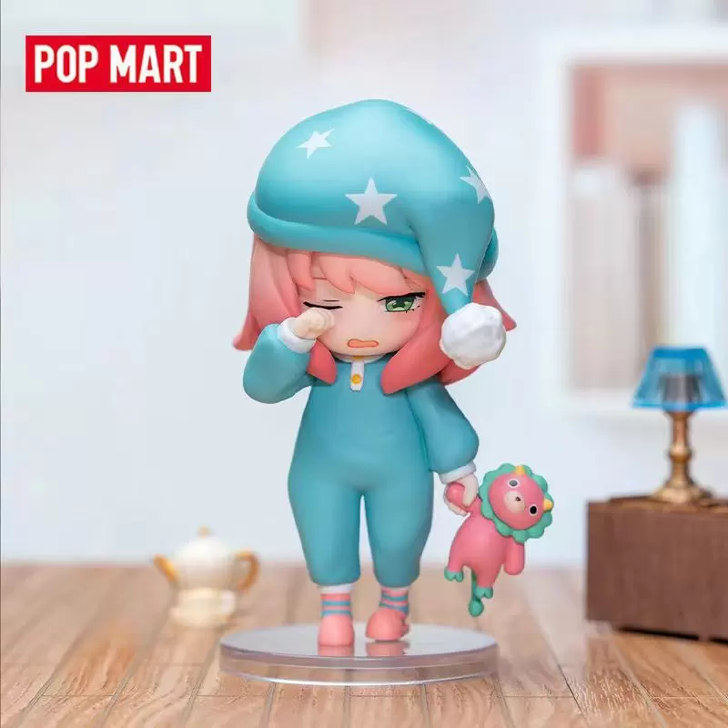 POP MART Spy x Family Vida Diária da Anya Figuras Colecionáveis Fashion e Estilosas (1 Caixa Surpresa Aleatória)