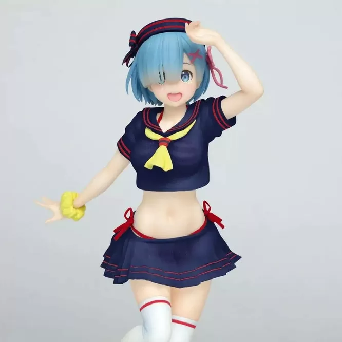 Re:Zero Precious Figure Rem Marine Look Ver Renewal Edition Taito 23cm