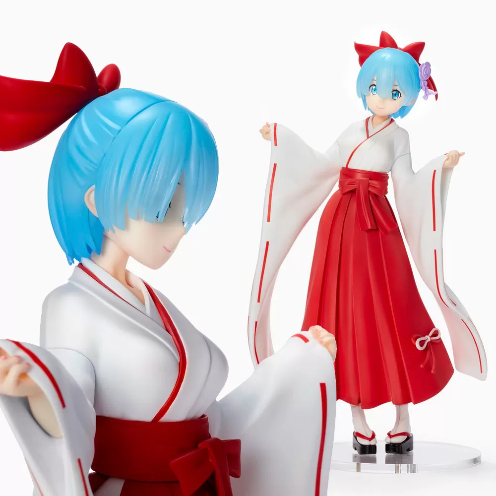 Re:Zero SPM Figure Rem Shrine Maiden Ver Sega 23cm