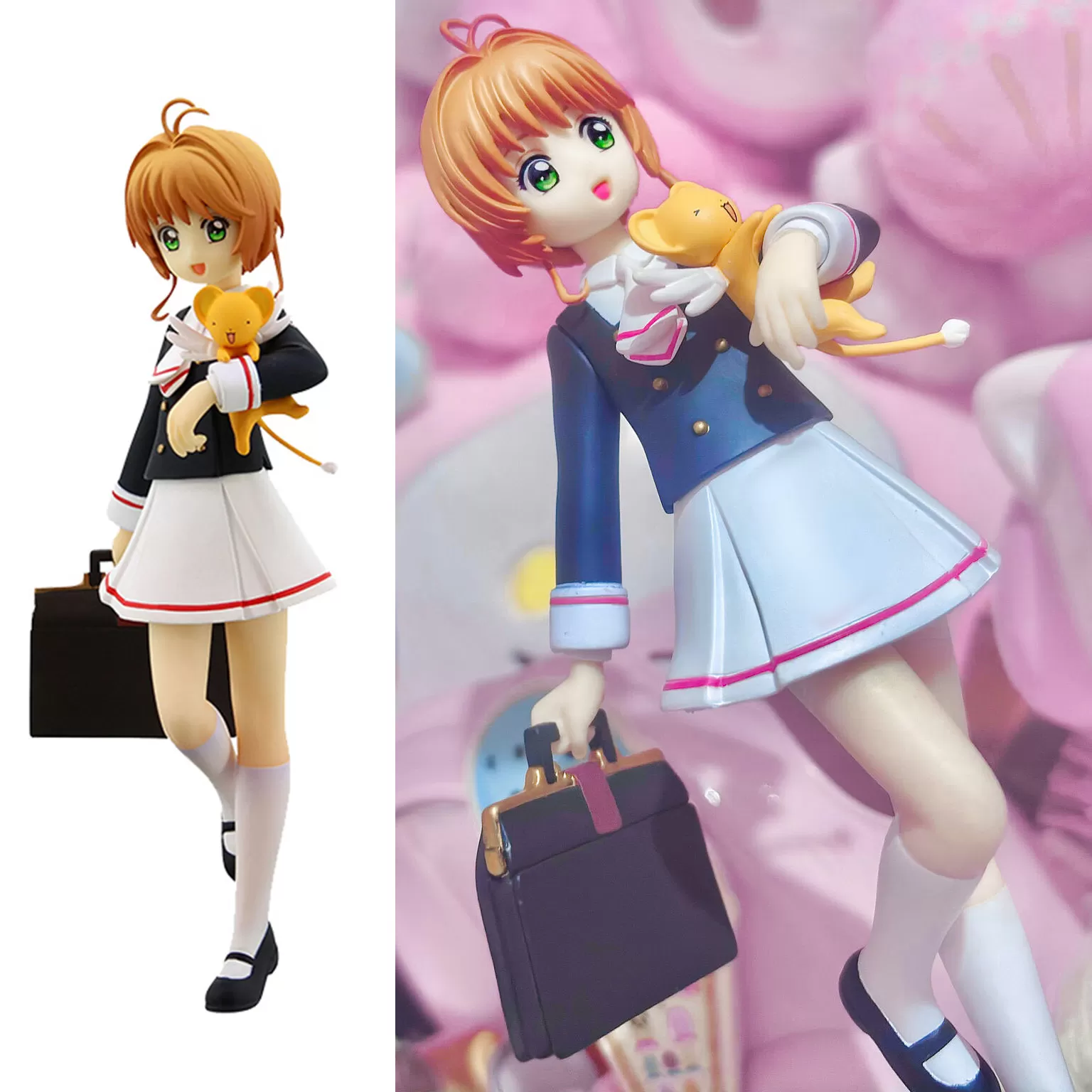 Sakura Cardcaptor Special Figure Kinomoto Sakura Tomoeda Chuugakkou Seifuku Ver FuRyu 17cm